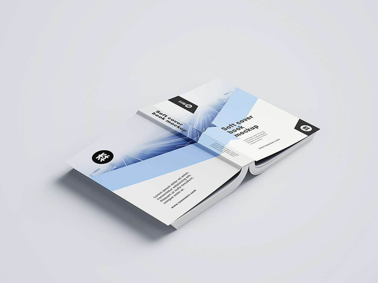 厚重的软装平装书籍样机mockup11组插图10 厚重的软装平装书籍样机mockup11组插图10
