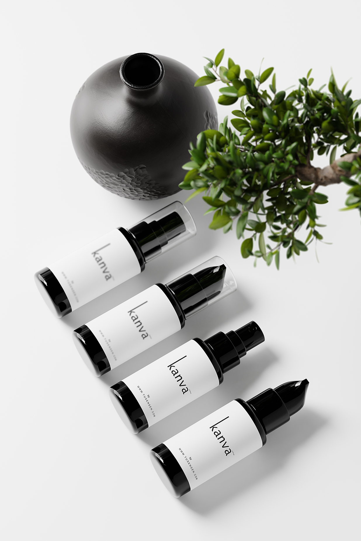 化妆品护肤品瓶套装样机mockup15组插图13