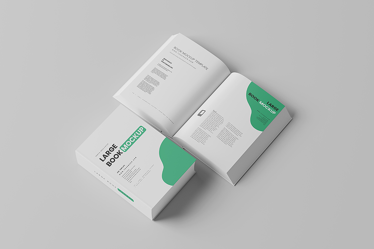 厚重的精装书籍样机mockup15组插图14 厚重的精装书籍样机mockup15组插图14