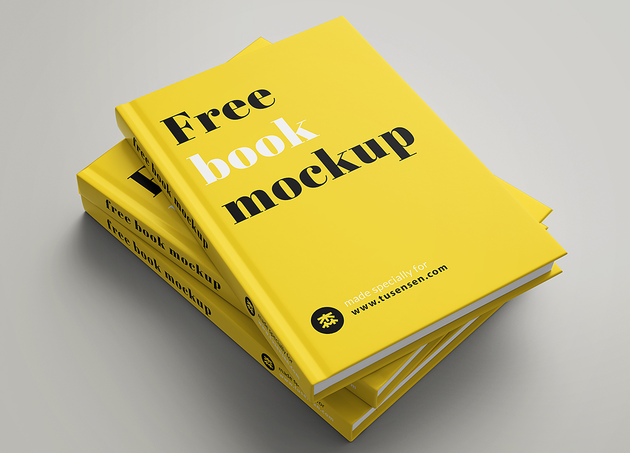 高质感精装书籍样机mockup7组插图1