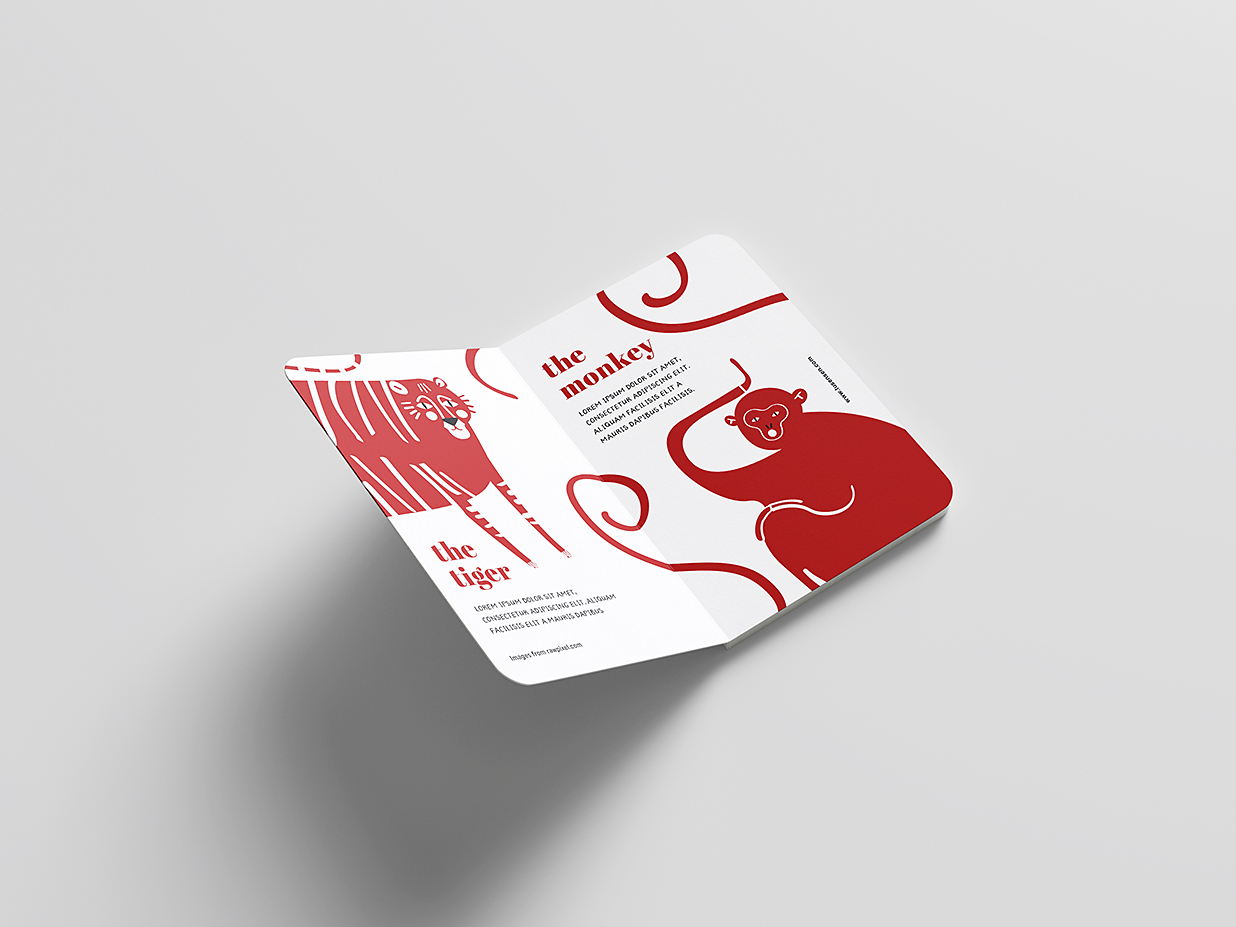 儿童绘本图书书籍样机mockup5组插图1