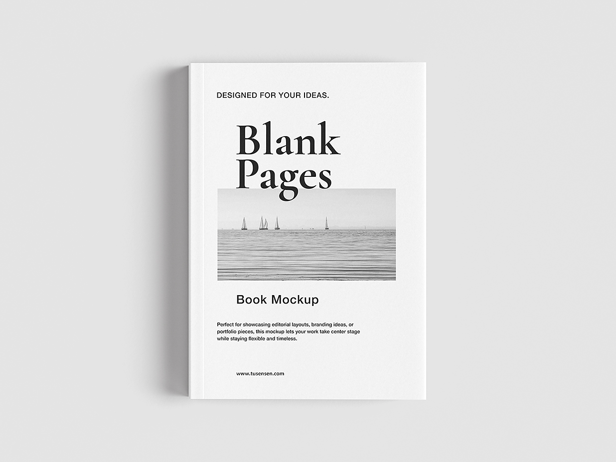 优雅的软装平装书籍样机mockup6组插图1