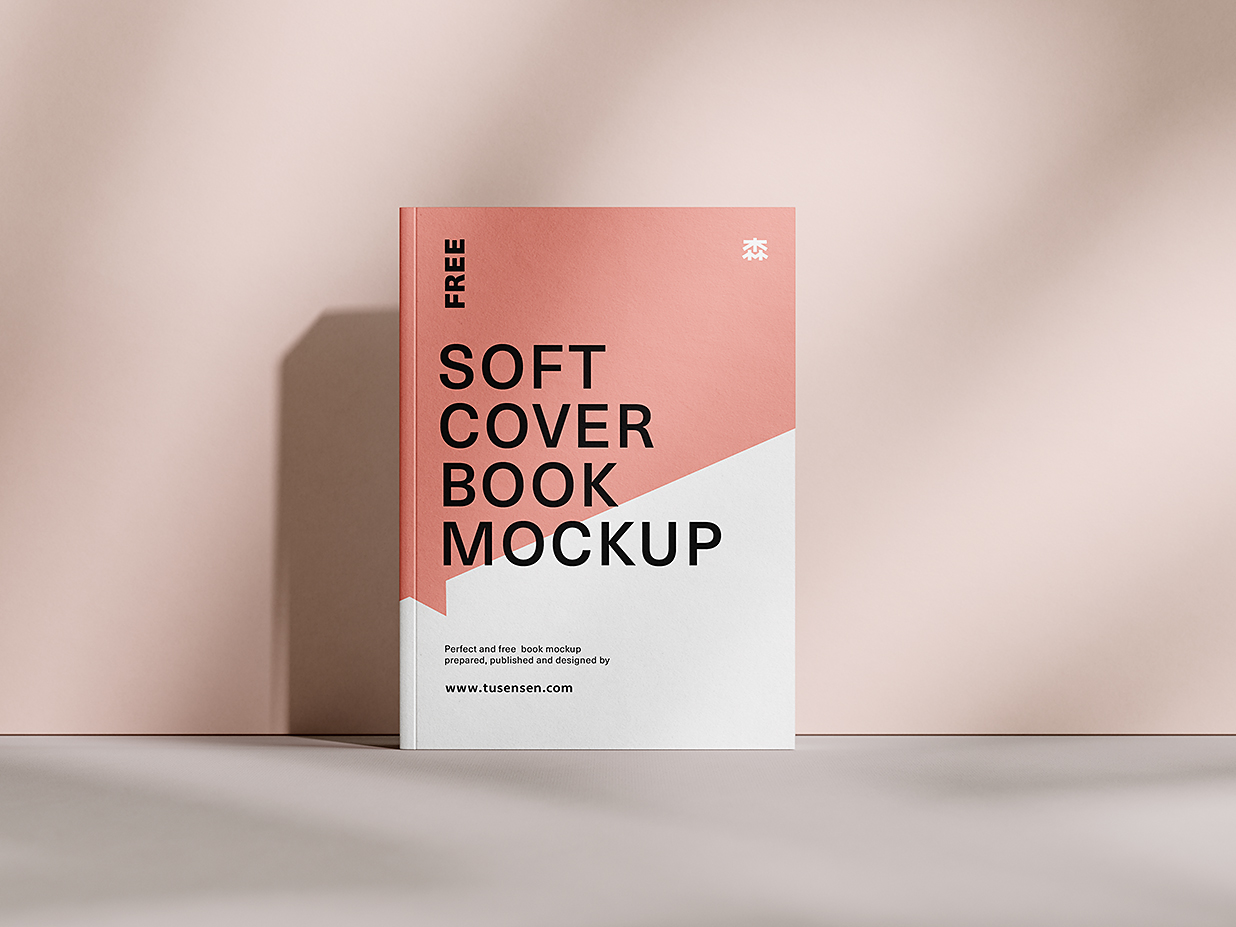 靠在墙上的软装平装厚重书籍样机mockup5组插图1