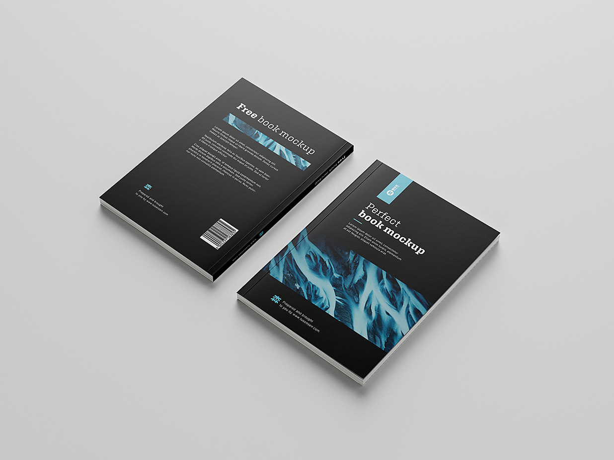 精致的软装平装书籍样机mockup8组插图1