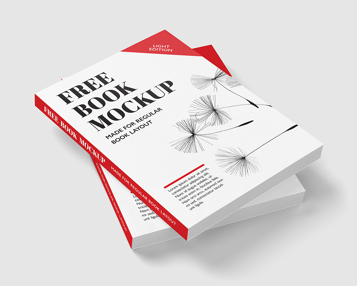 软装平装书籍样机mockup5组插图1