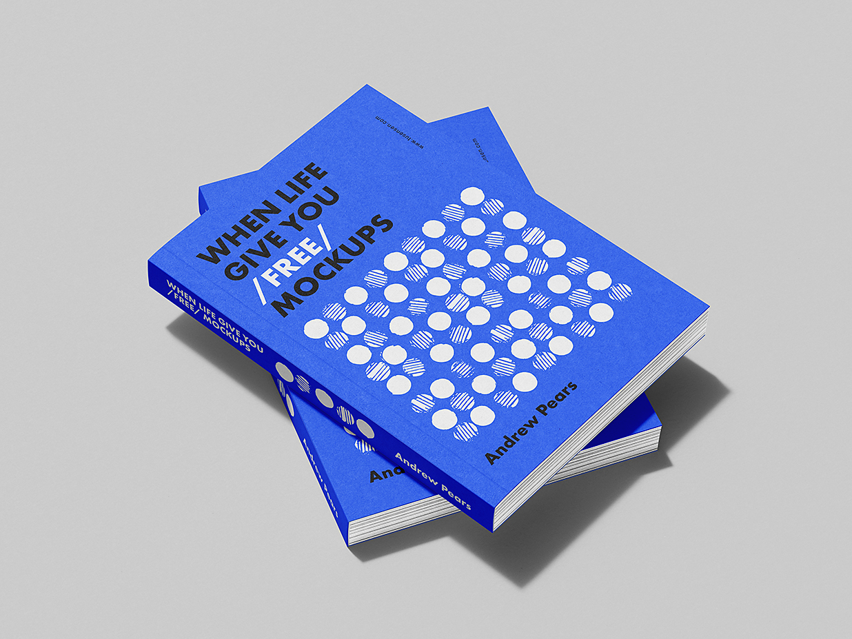 高质感软装平装书籍样机mockup7组插图1
