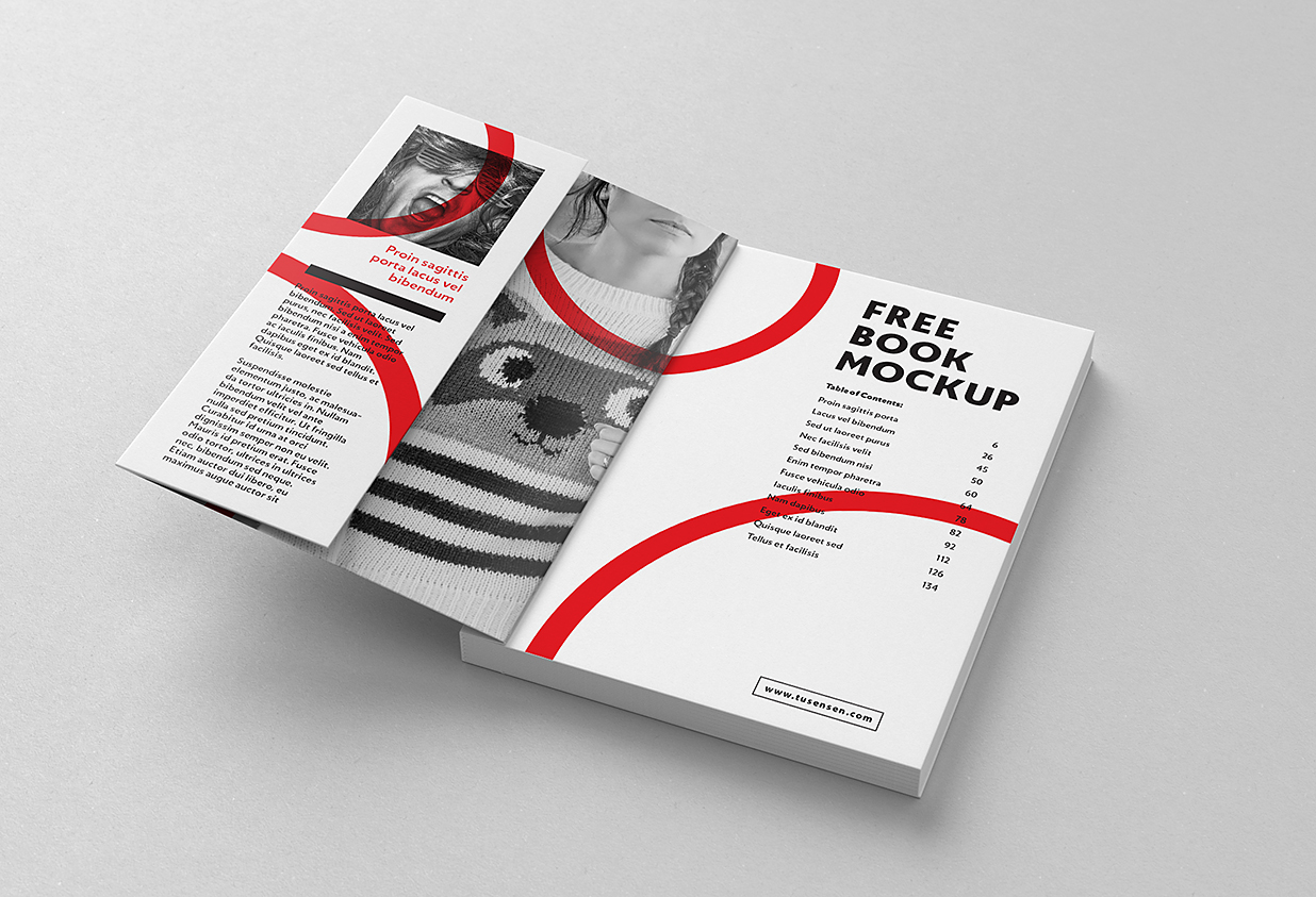 软装平装书籍样机mockup7组插图1