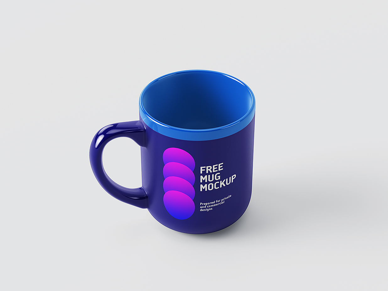 精致的马克杯咖啡杯样机mockup5组插图1