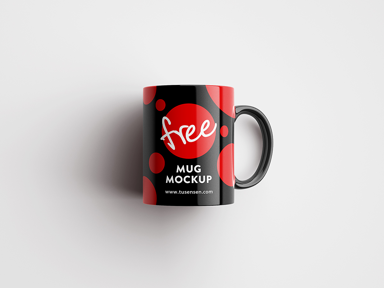 精致的马克杯咖啡杯样机mockup4组插图1