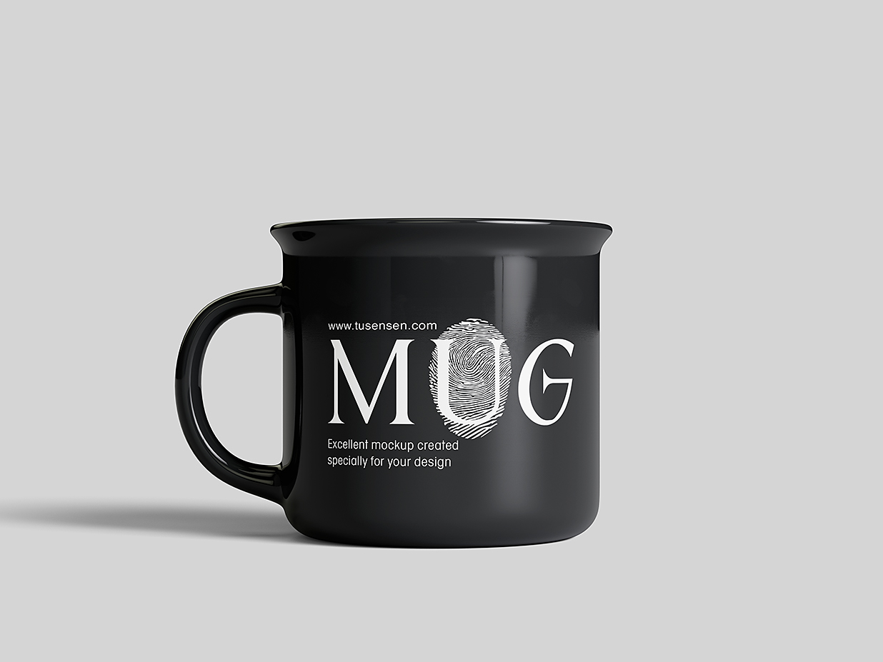 精致的马克杯咖啡杯样机mockup5组插图1