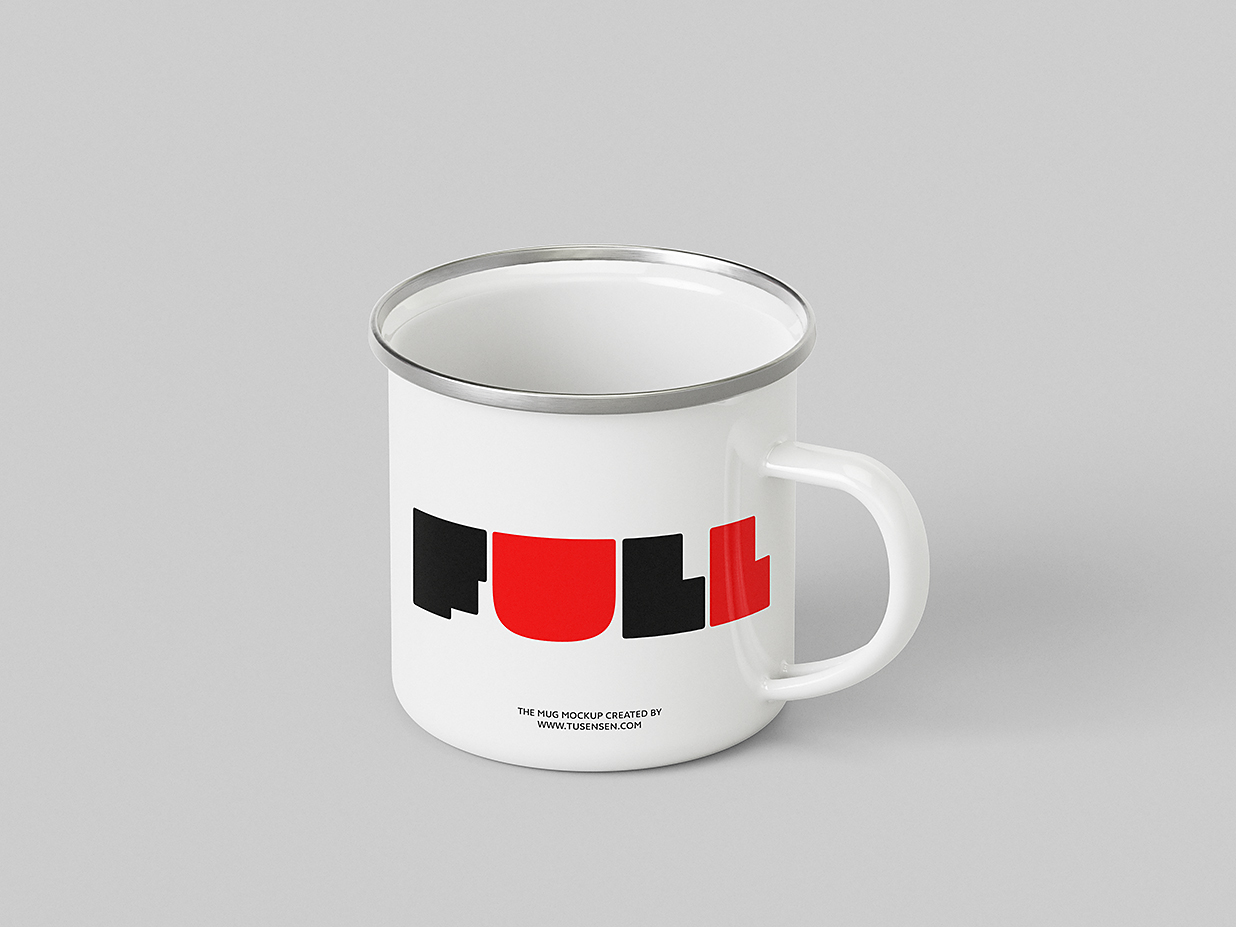 复古马克杯咖啡杯样机mockup5组插图1