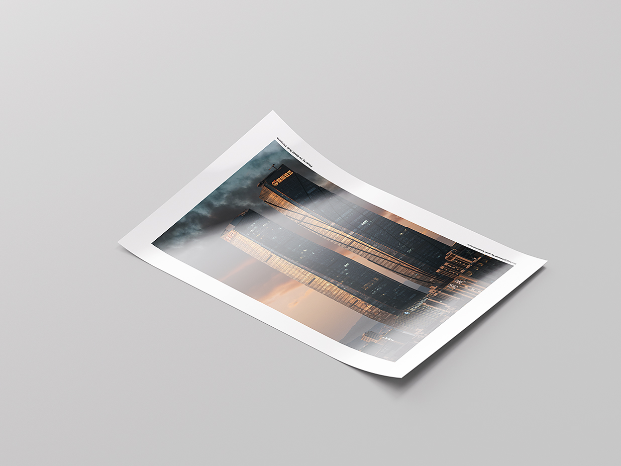 简约A4 单张宣传单样机mockup6组插图1