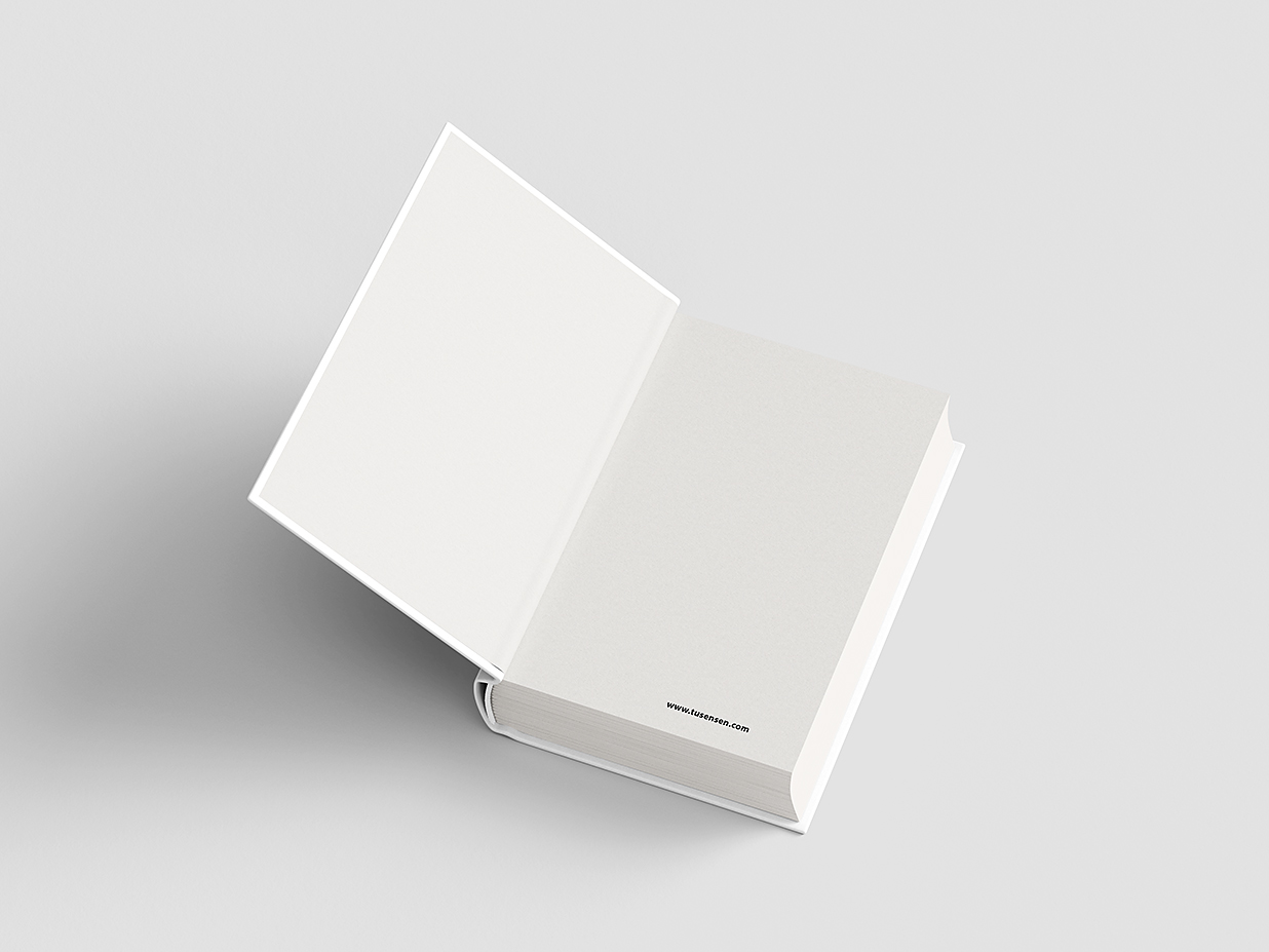 厚重简约的精装书籍样机mockup7组插图2