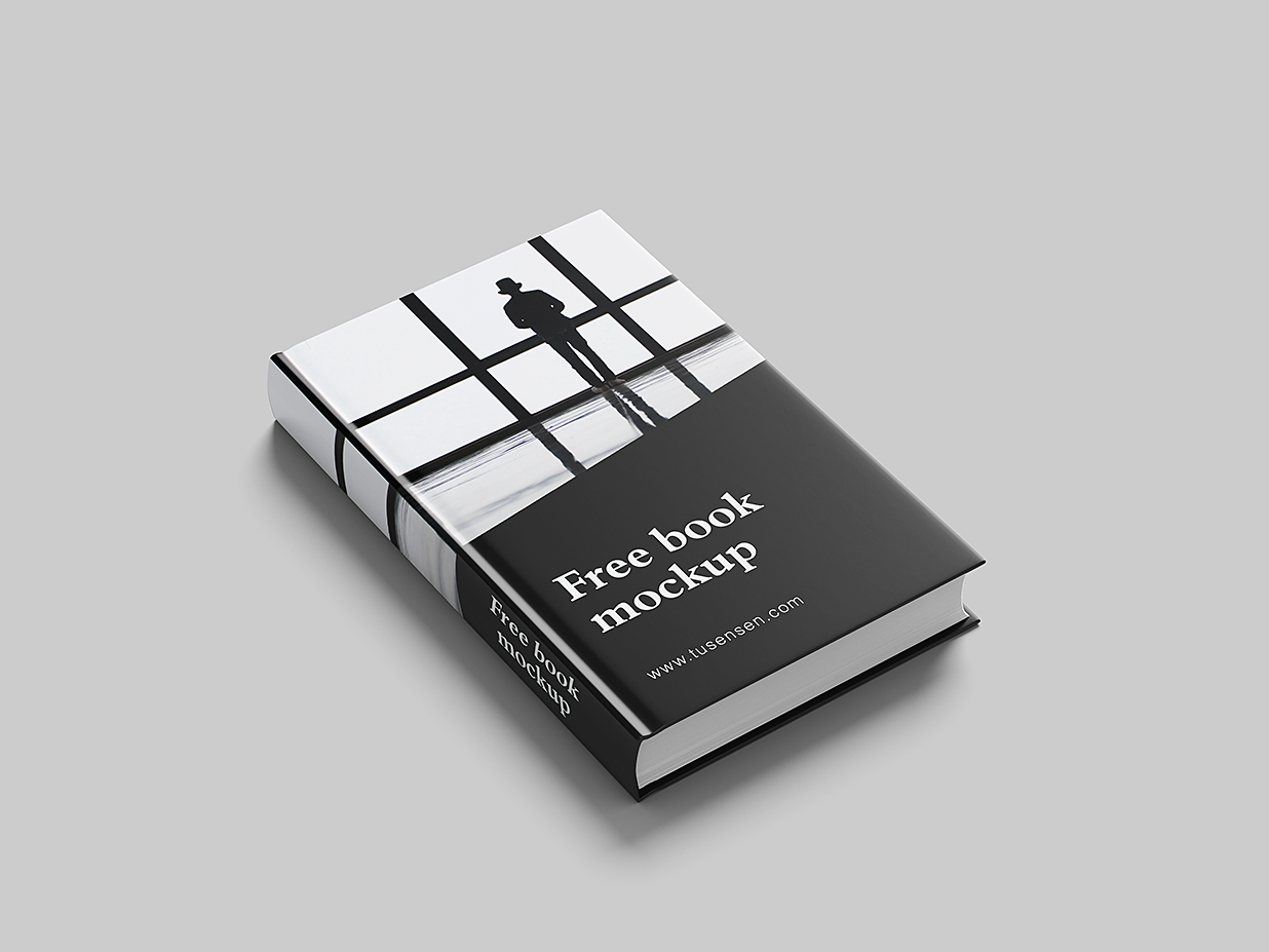高质感精装书籍样机mockup6组插图2