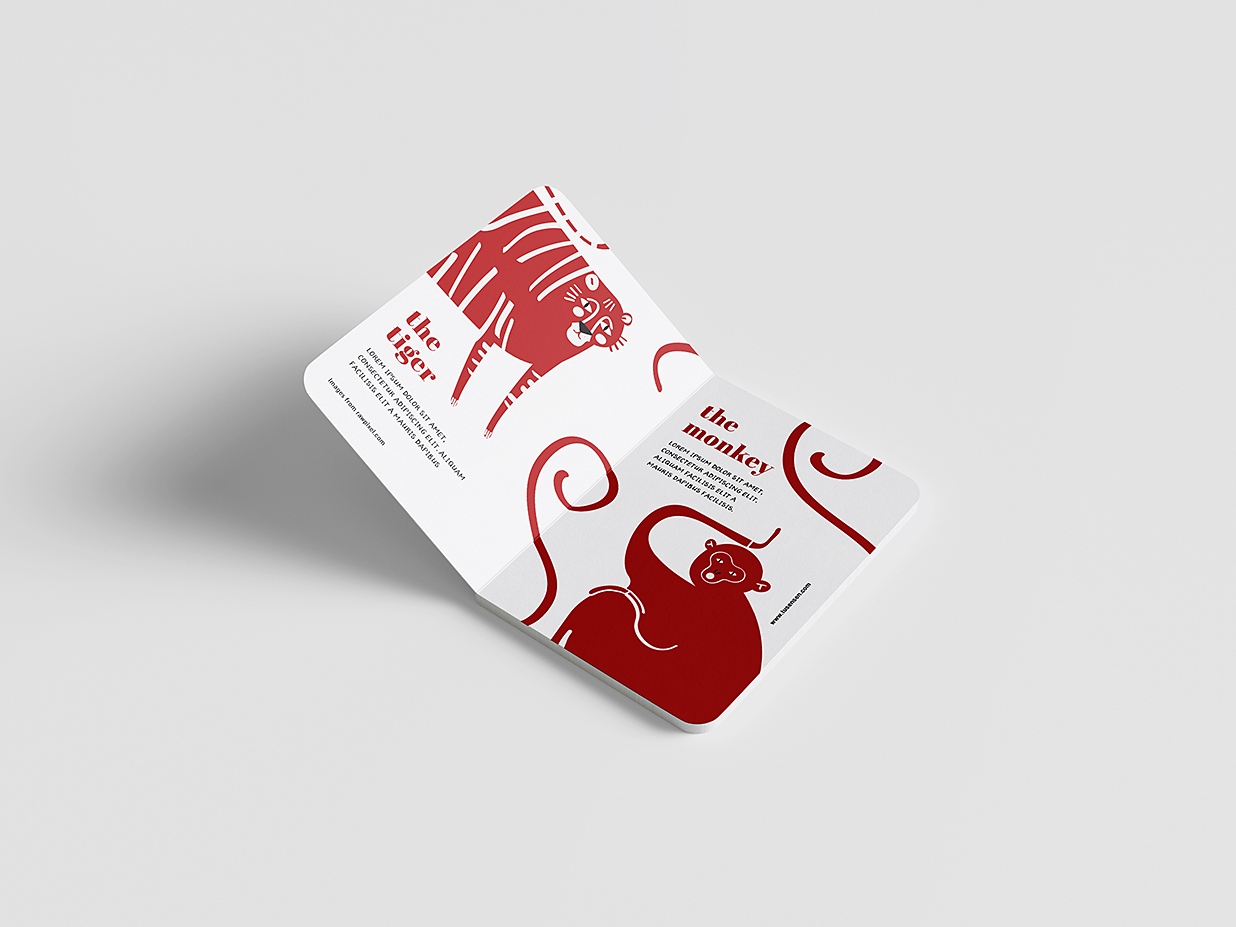 儿童绘本图书书籍样机mockup5组插图2