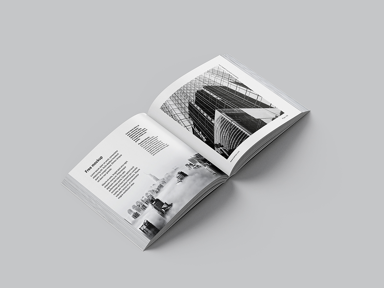方形软装平装书籍样机mockup7组插图2