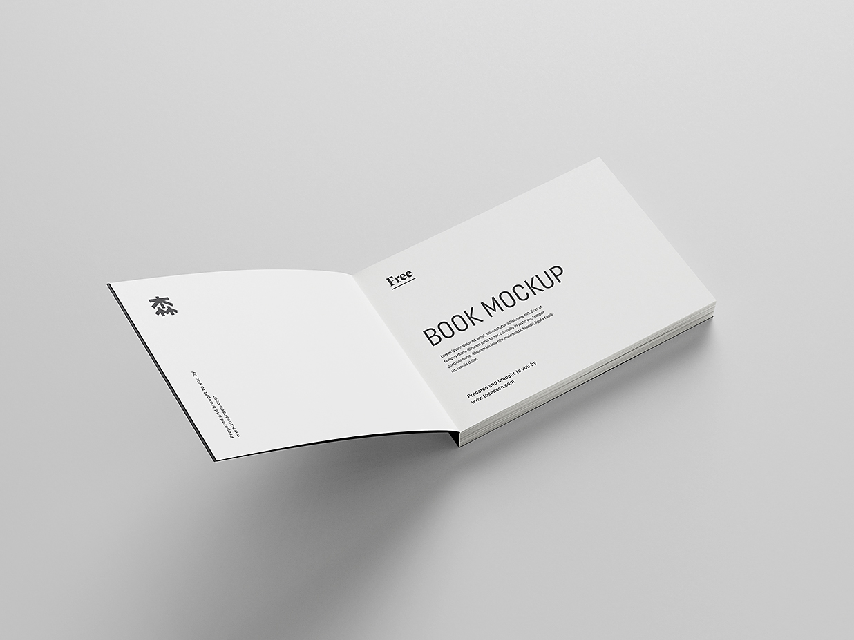 方形软装平装书籍样机mockup8组插图2