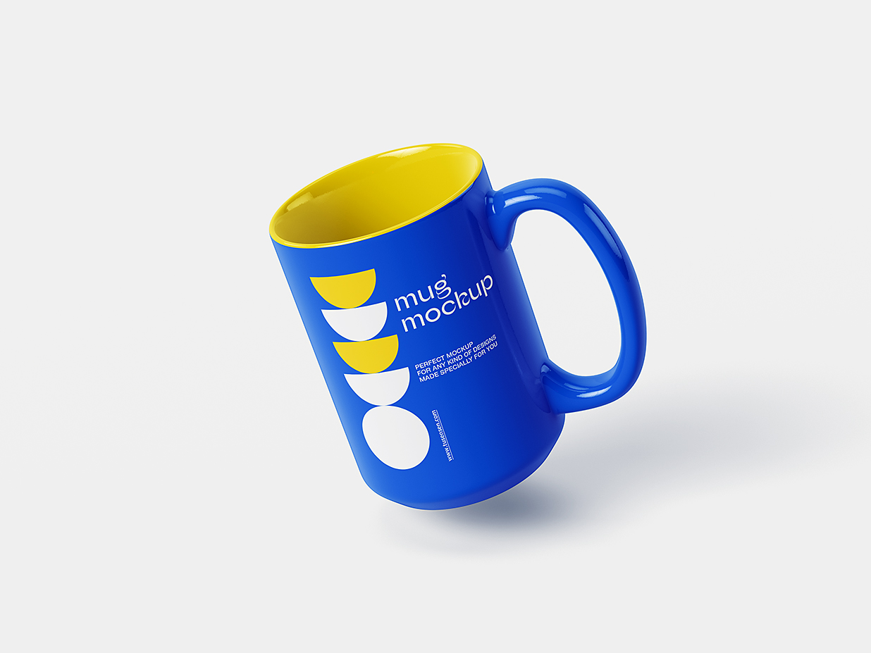 大号马克杯咖啡杯样机mockup4组插图2
