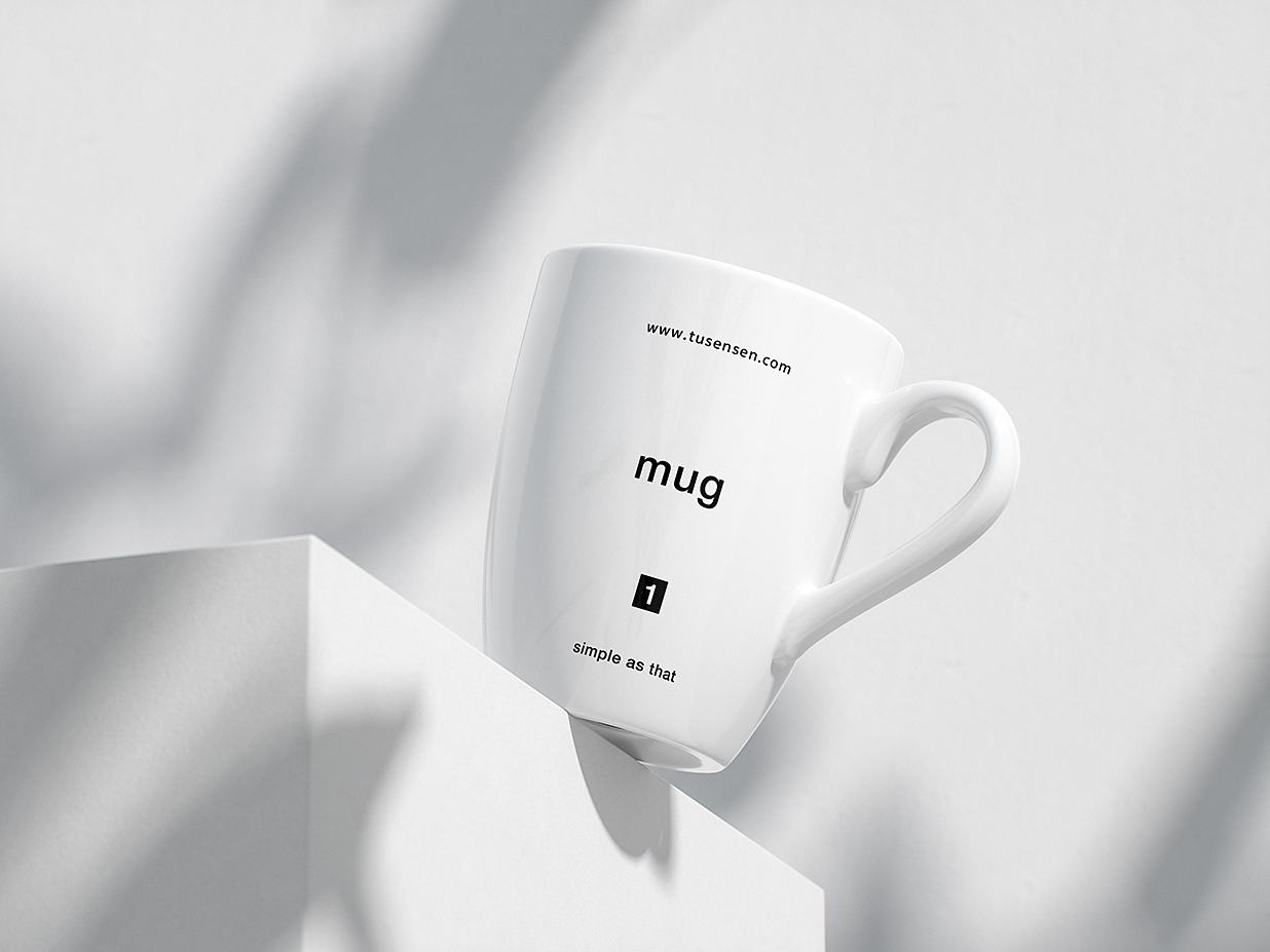 简约马克杯咖啡杯样机mockup3组插图2