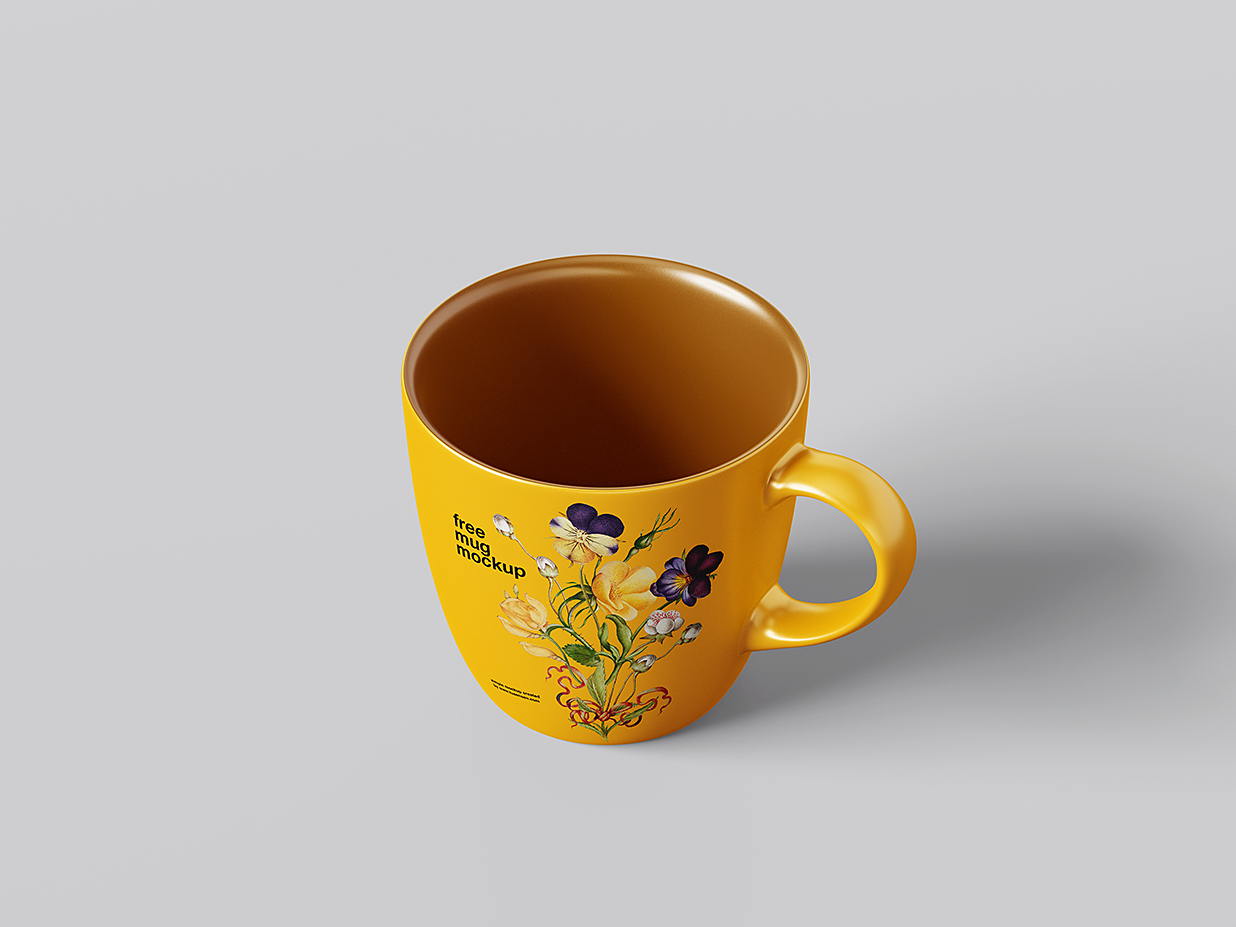 优雅的马克杯咖啡杯样机mockup4组插图2