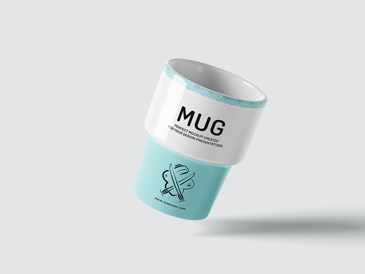 马克杯搪瓷杯咖啡杯样机mockup5组插图2