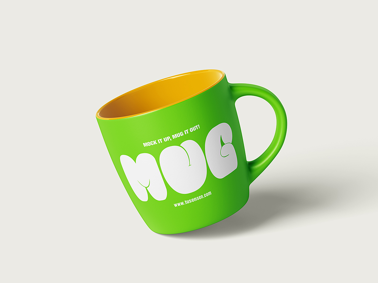 马克杯哑光陶瓷杯咖啡杯样机mockup5组插图2
