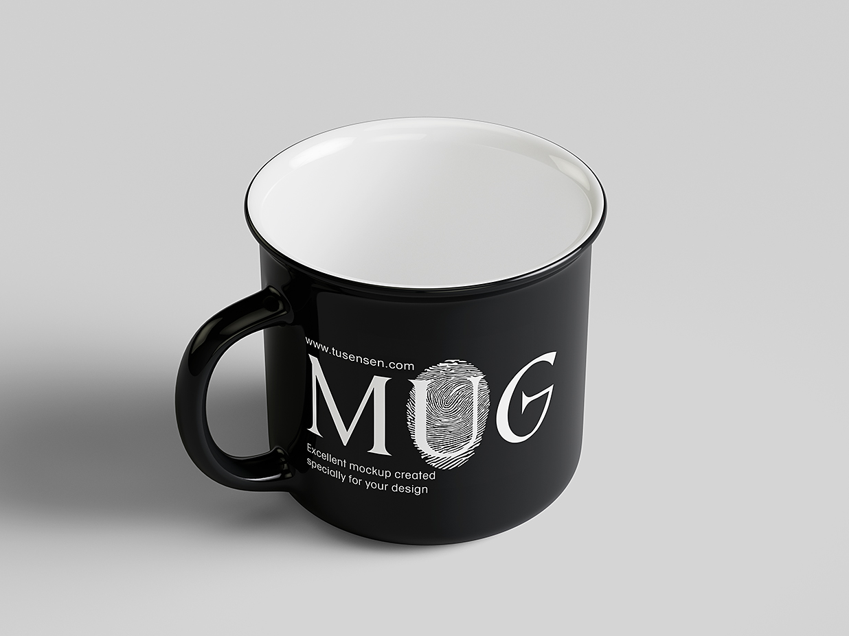 精致的马克杯咖啡杯样机mockup5组插图2