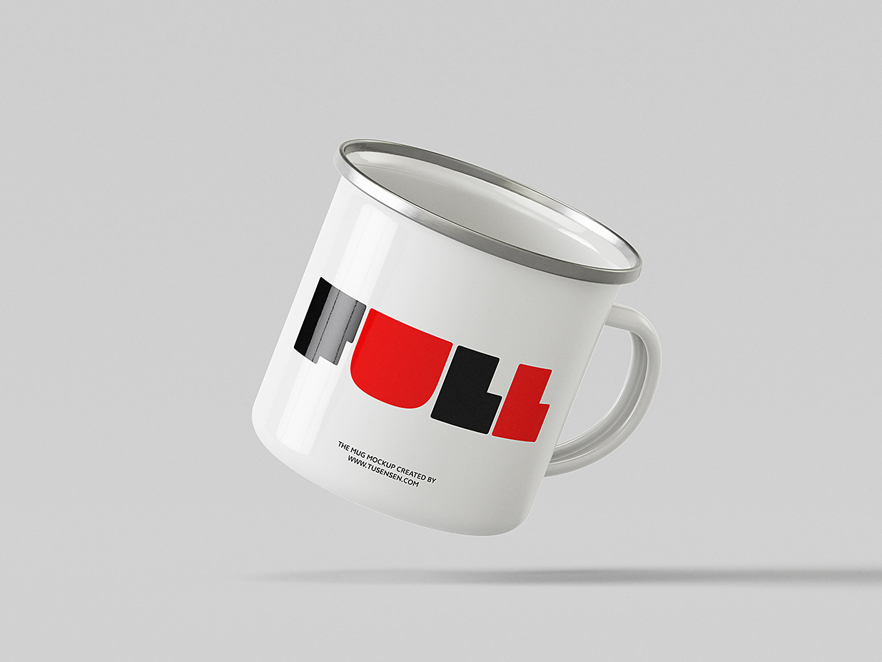 复古马克杯咖啡杯样机mockup5组插图2