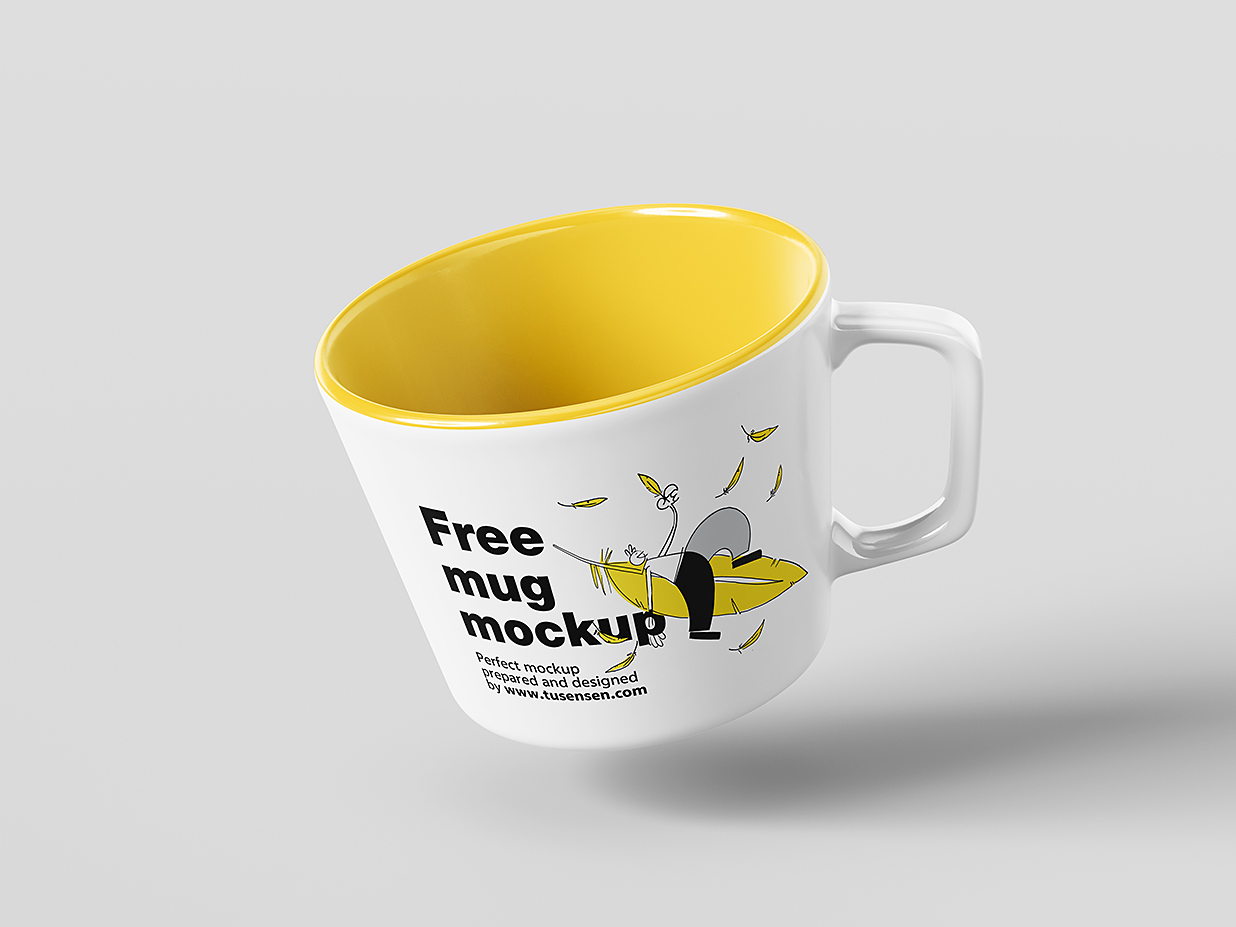 精致的马克杯咖啡杯样机mockup5组插图2