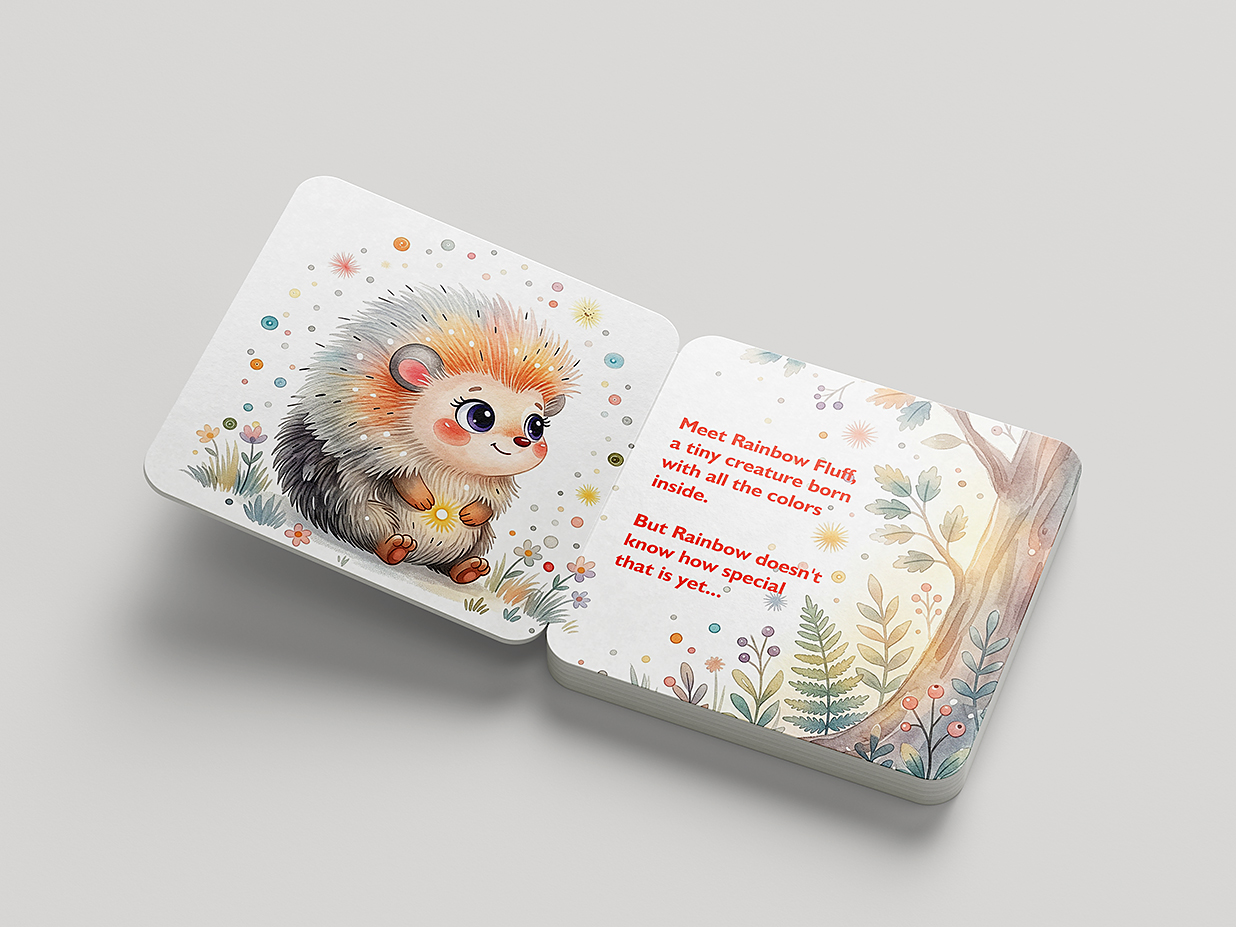方形儿童绘本图书书籍样机mockup6组插图3