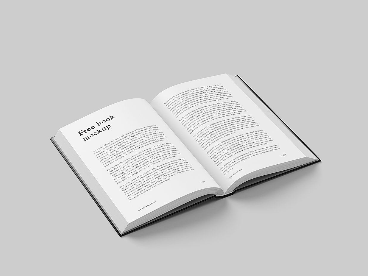 高质感精装书籍样机mockup6组插图3