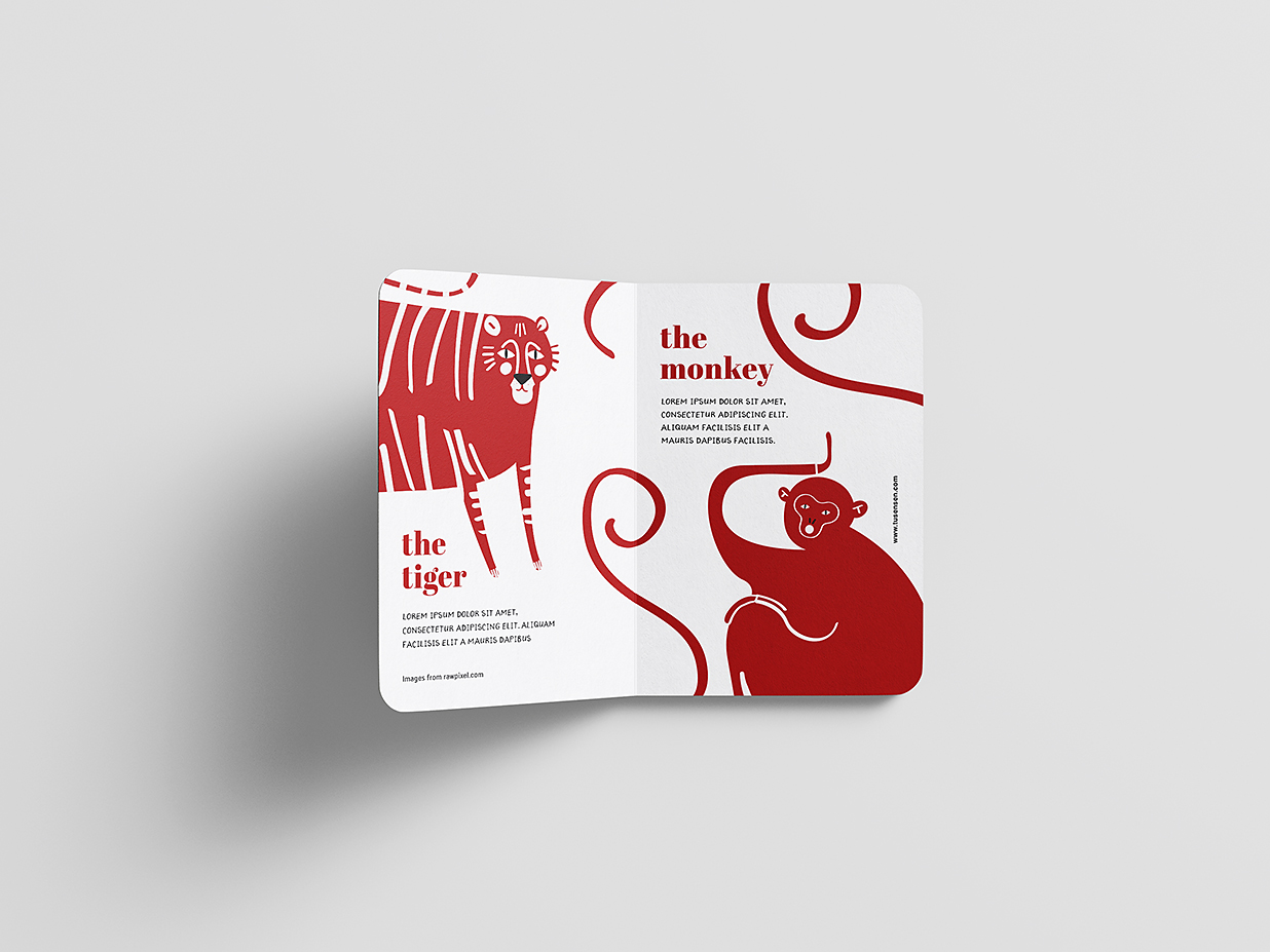 儿童绘本图书书籍样机mockup5组插图3