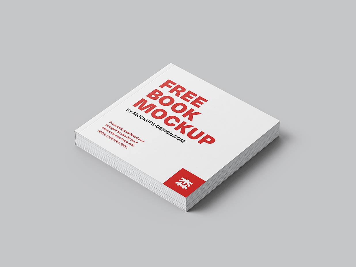 方形软装平装书籍样机mockup7组插图3