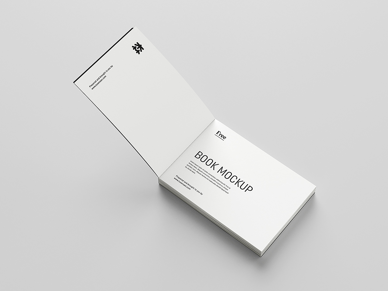 方形软装平装书籍样机mockup8组插图3