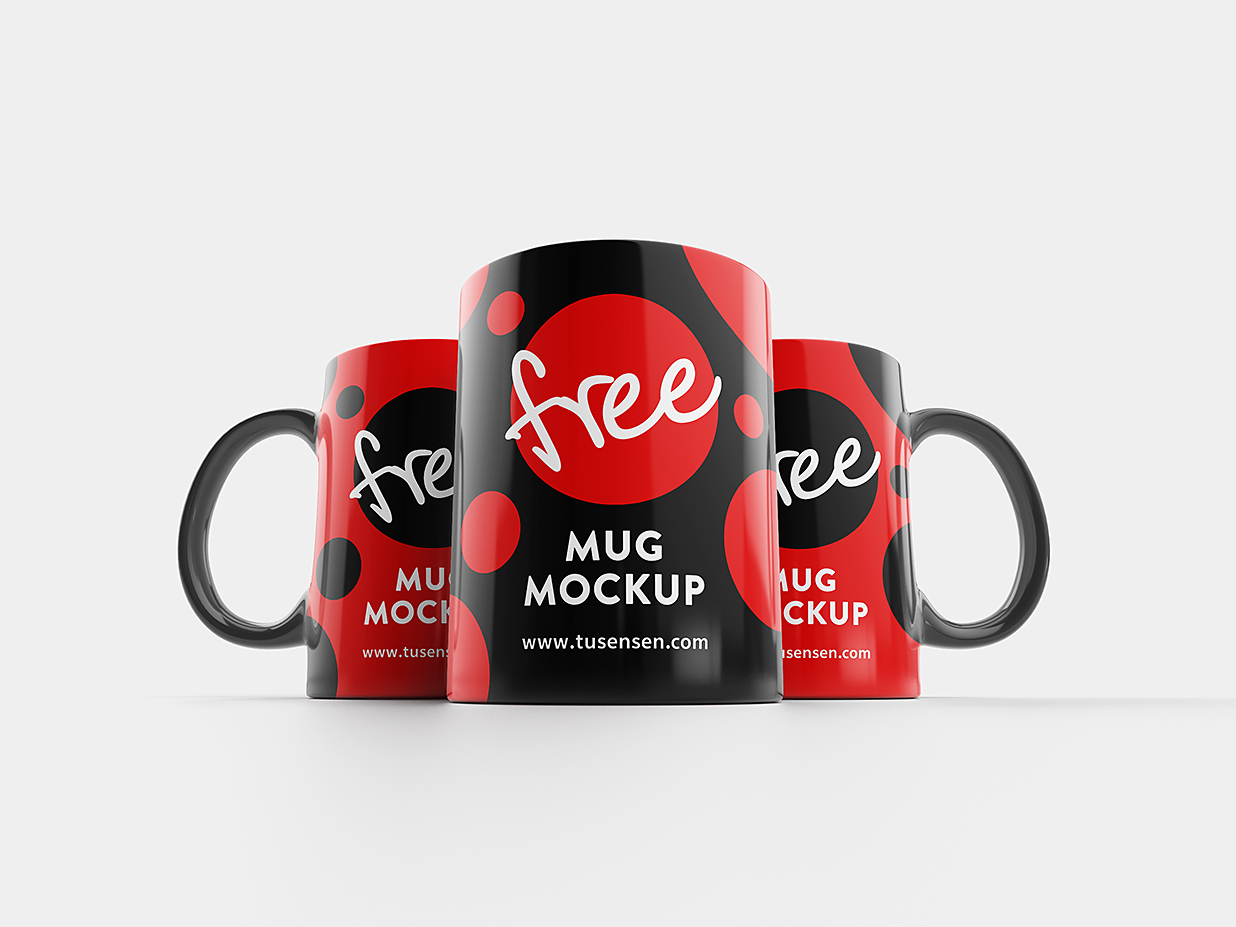 精致的马克杯咖啡杯样机mockup4组插图3