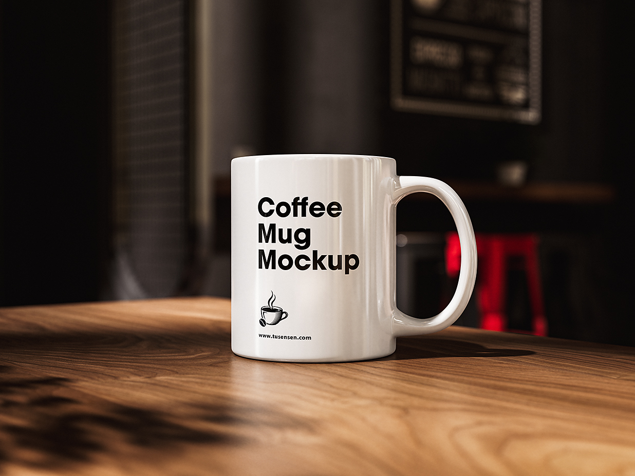 带场景的马克杯咖啡杯样机mockup5组插图3