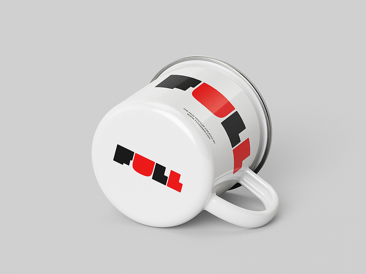 复古马克杯咖啡杯样机mockup5组插图3