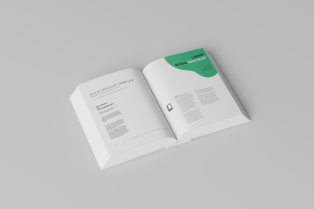 厚重的精装书籍样机mockup15组插图3