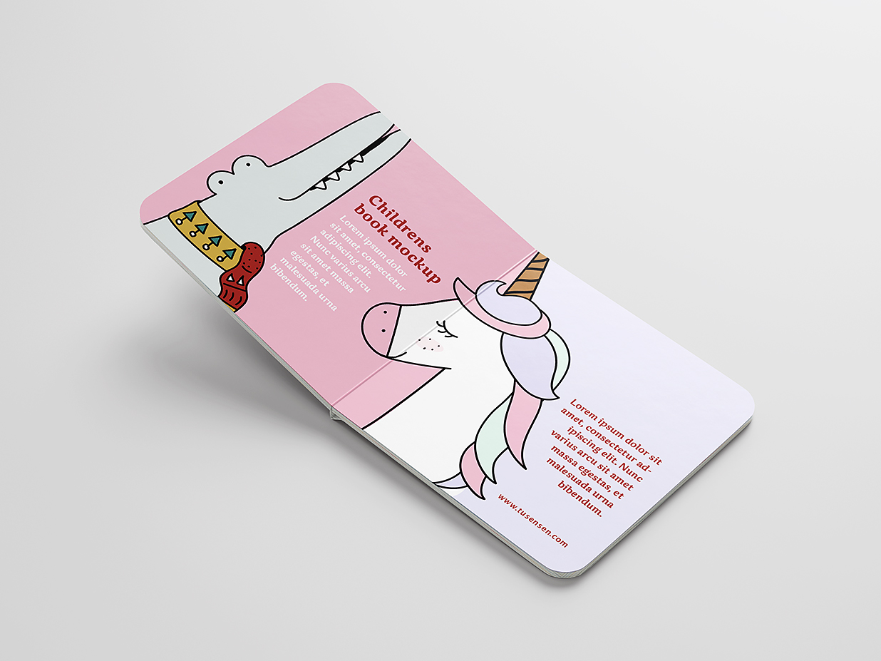 儿童绘本图书书籍样机mockup6组插图3