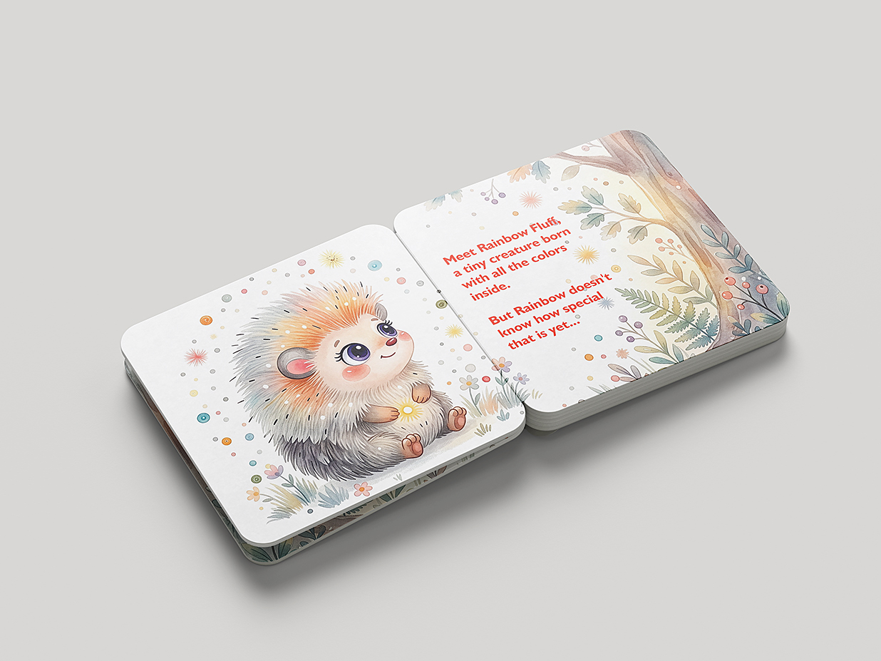 方形儿童绘本图书书籍样机mockup6组插图4