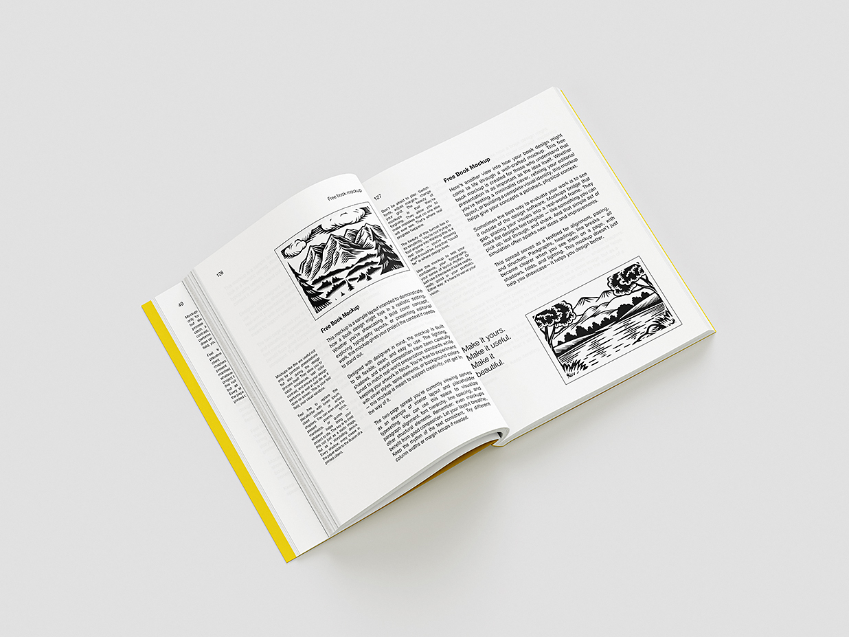 高质感软装平装书籍样机mockup7组插图4