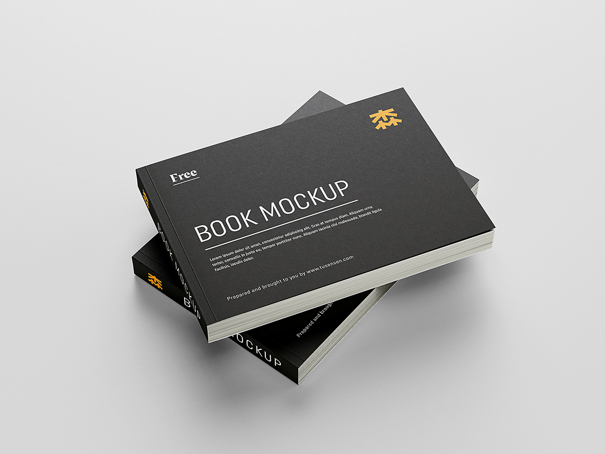 方形软装平装书籍样机mockup8组插图4