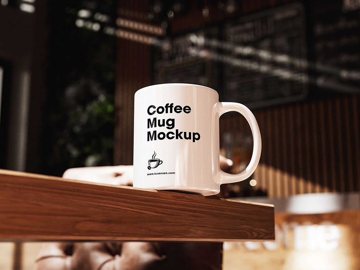带场景的马克杯咖啡杯样机mockup5组插图4