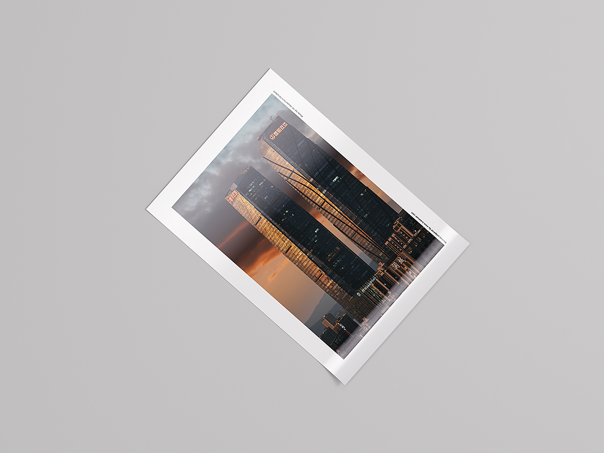简约A4 单张宣传单样机mockup6组插图4
