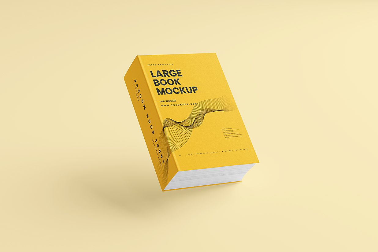 厚重优雅的精装书籍样机mockup5组插图4 厚重优雅的精装书籍样机mockup5组插图4