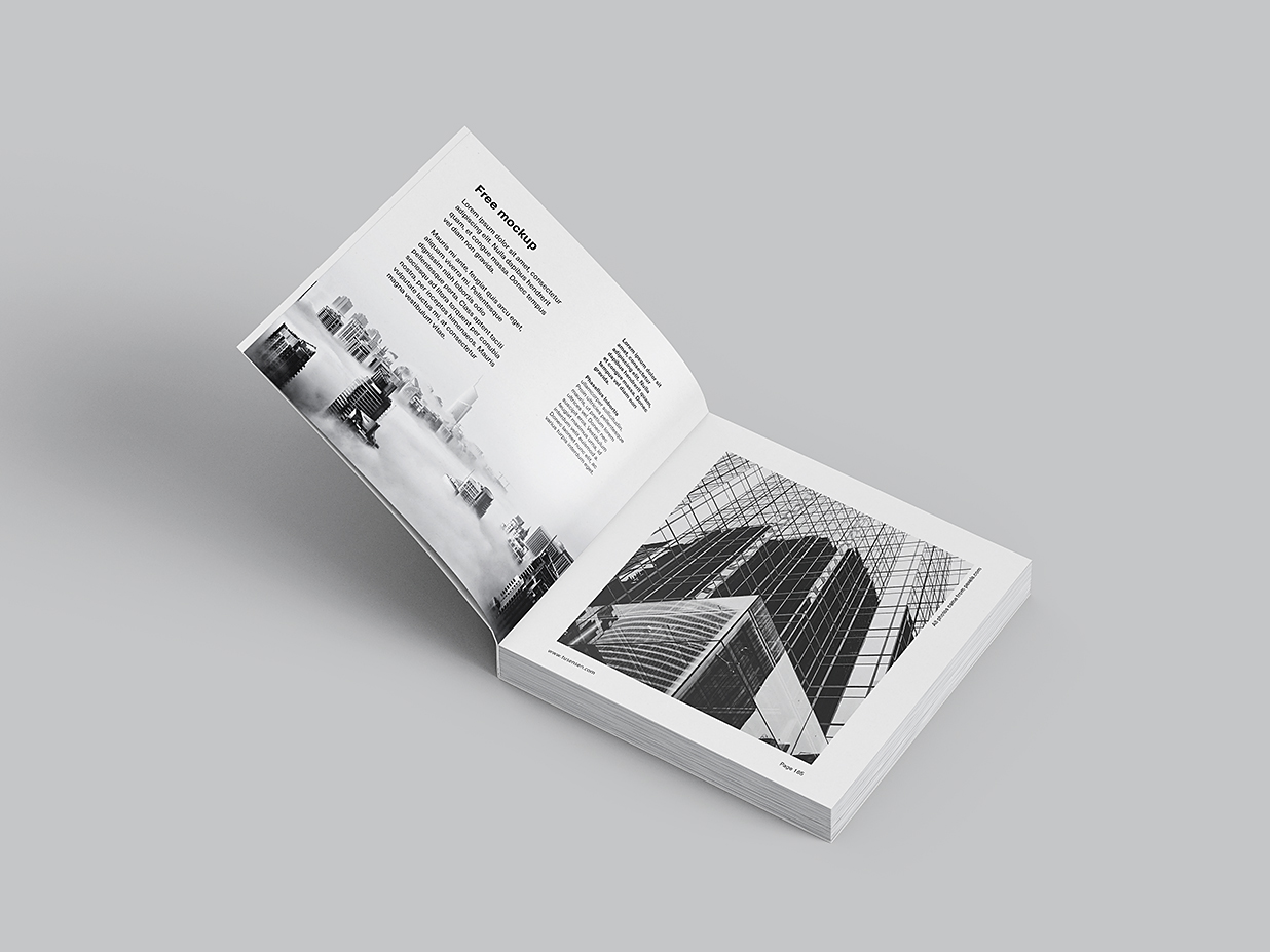 方形软装平装书籍样机mockup7组插图5