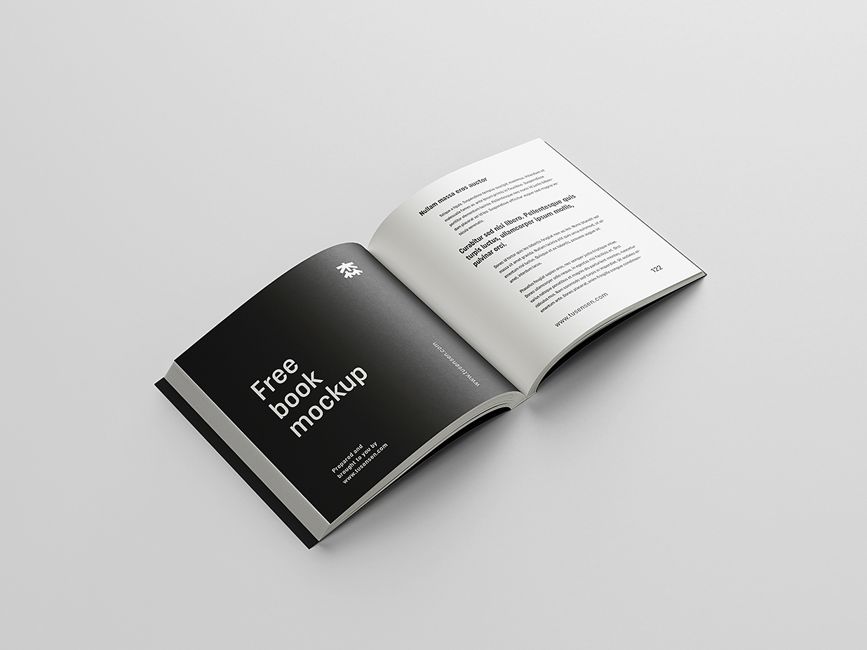 方形软装平装书籍样机mockup8组插图5