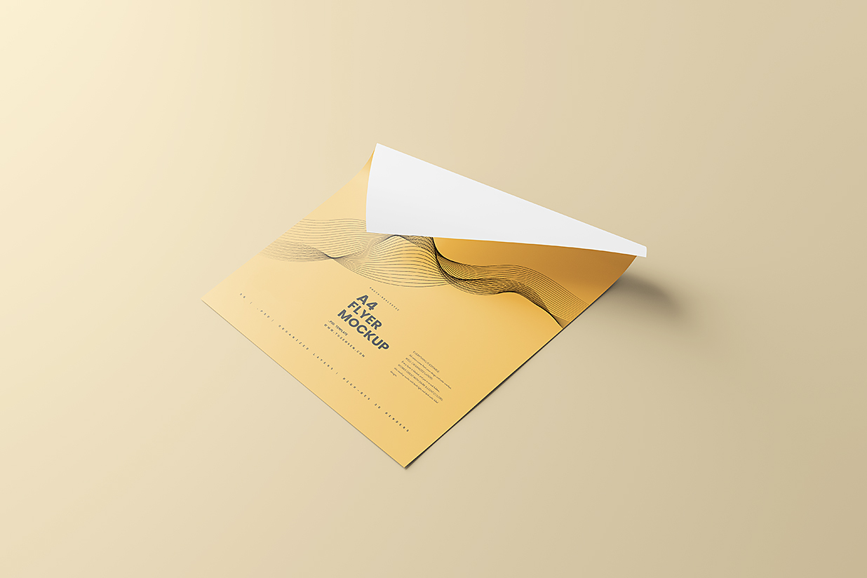 精致的单张宣传单样机mockup10组插图5