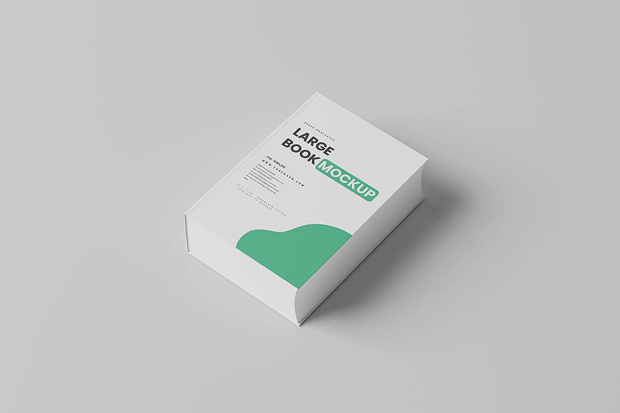 厚重的精装书籍样机mockup15组插图5