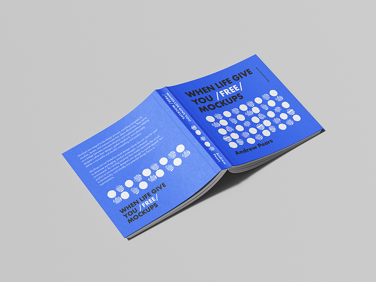 方形软装平装书籍样机mockup7组插图6